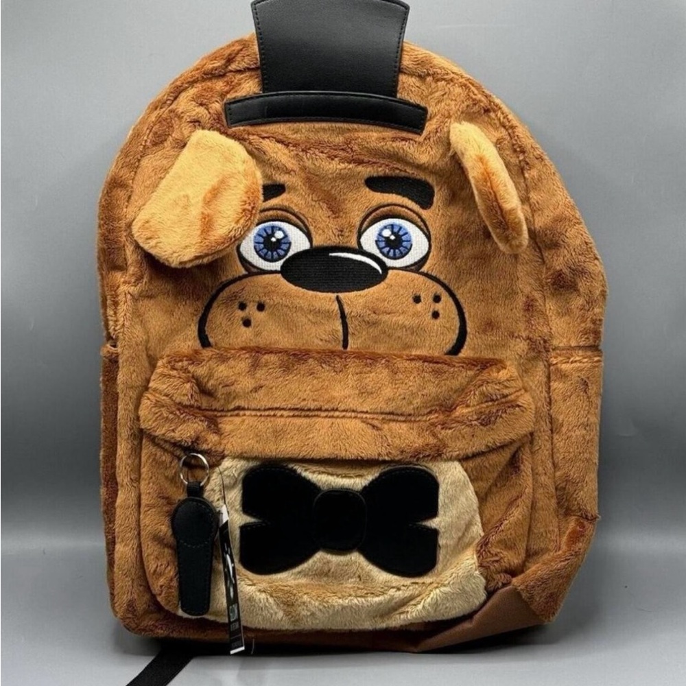 Brown Plush Bear Backpack